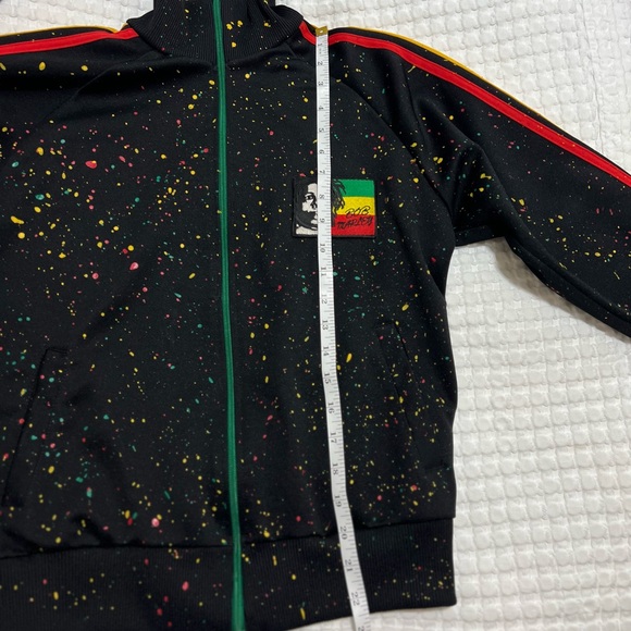 Bob Marley handmade painted jacket mens size small - Picture 13 of 13